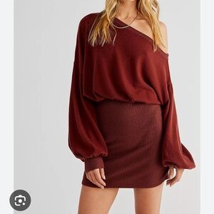 NWT Free People Last Call Mini Dress Size L